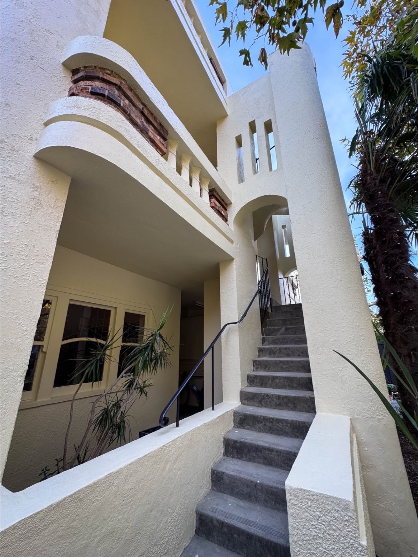 Completed three-storey façade and stairway repairs — St Kilda